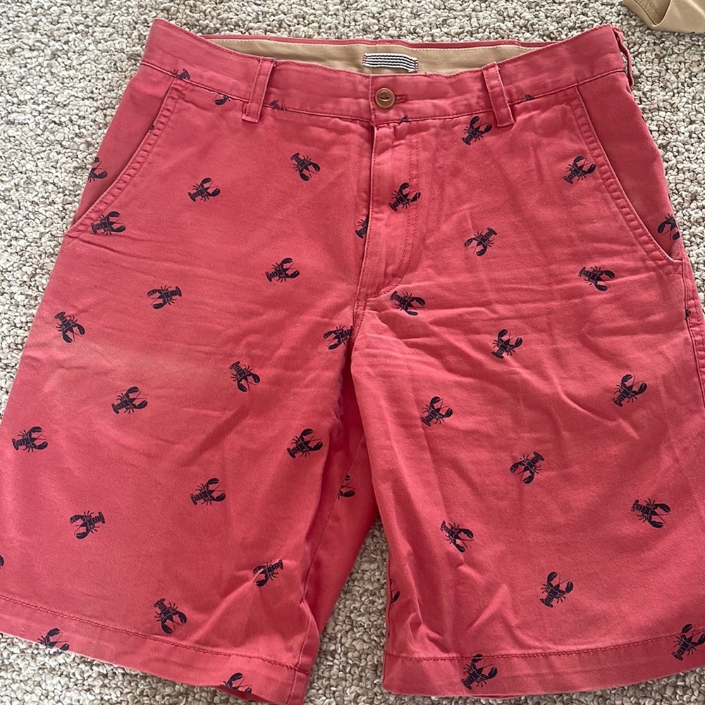 Men’s Izod lobster print shorts size 32 waist